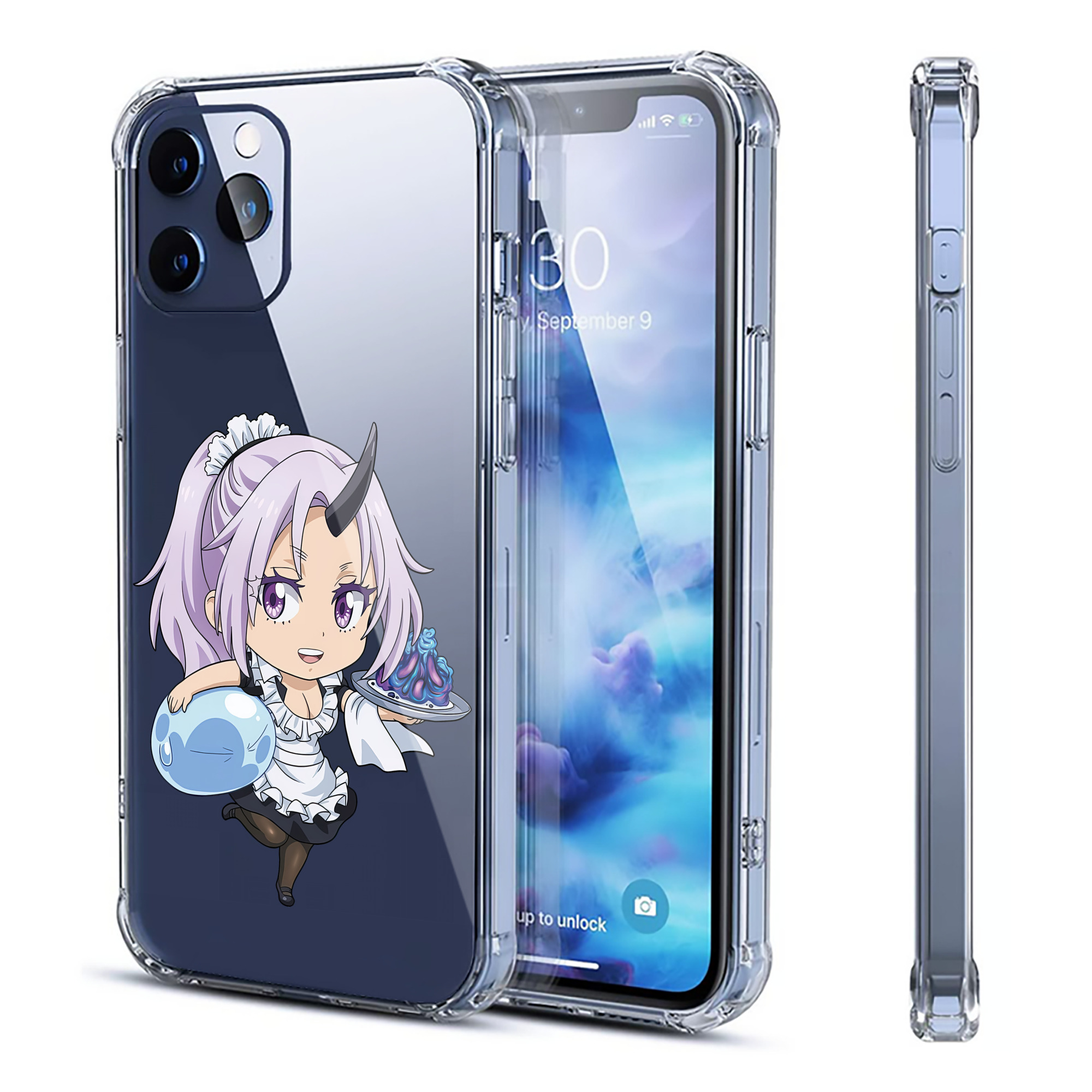 （画像用） 転スラ Regarding Reincarnated to Slime 【iPhone 12シリーズ対応】透明スマホケース（クリアソフトケース）